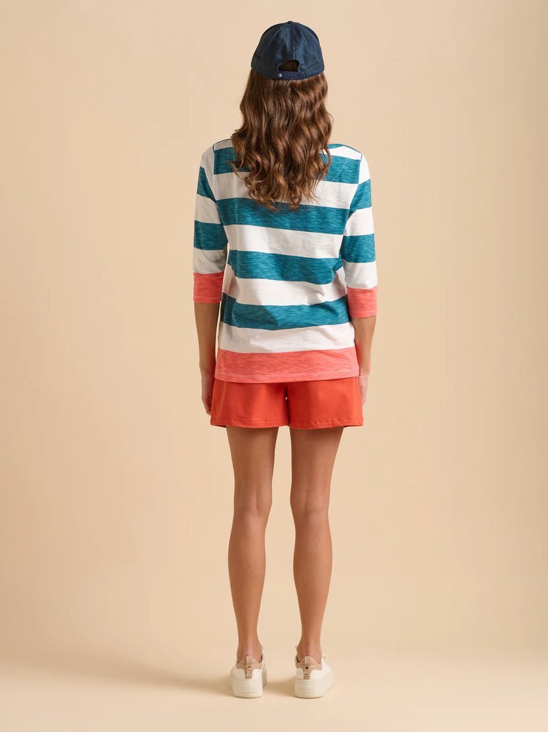 Brakeburn - Coastal T-Shirt Teal/Coral