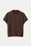 POM Amsterdam - Brown Knit Top/Vest