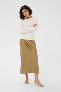 KAFFE - Ariela Pullover Knit Top Chalk