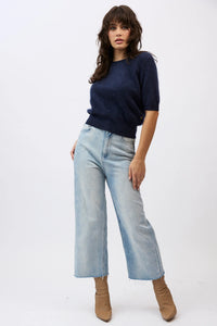 Mia Fratino - Birdie Brushed Tee Midnight