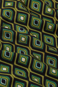 King Louie - Border Skirt Rio Green Black Print