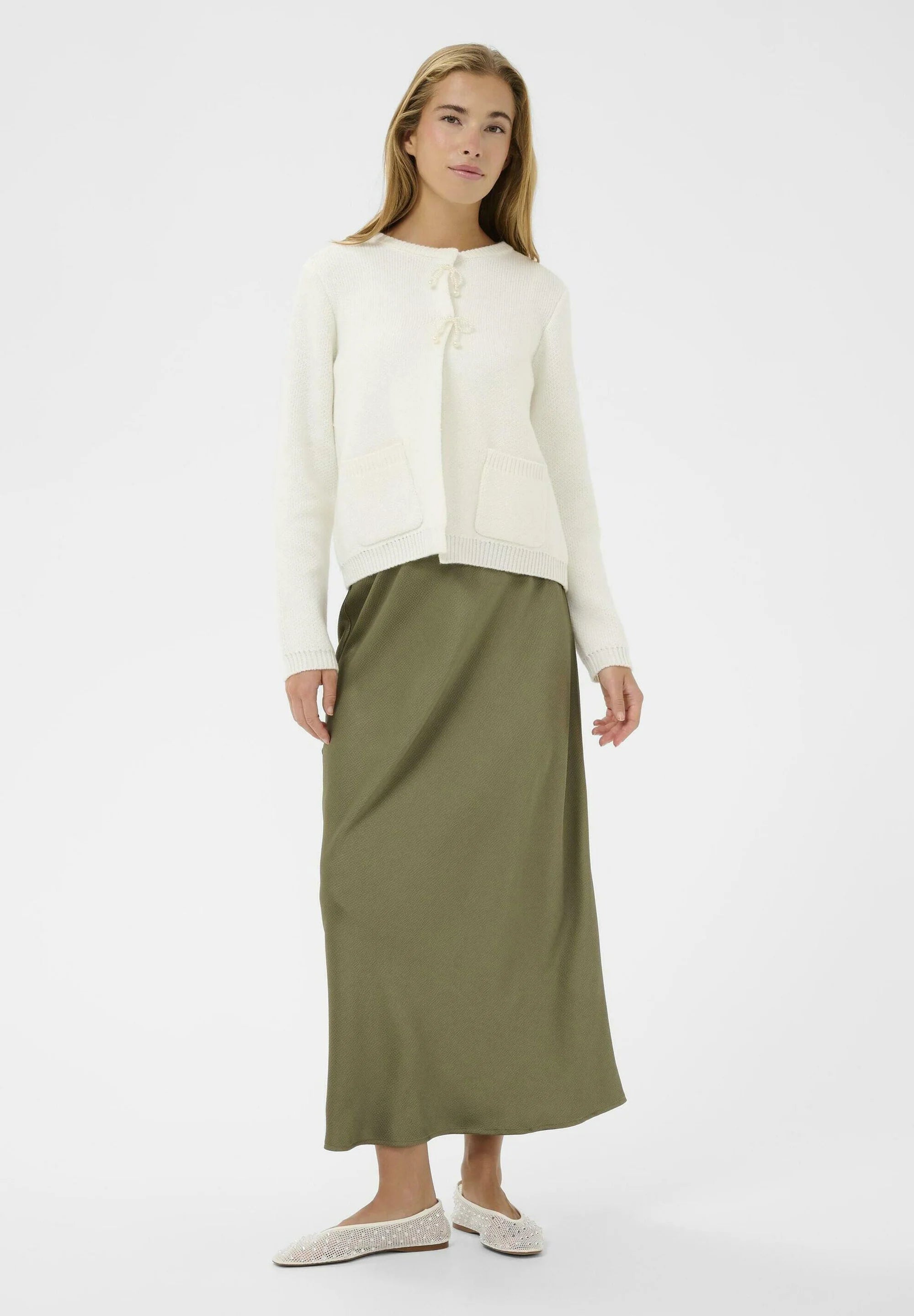 KAFFE - Lotte Skirt Dusty Green
