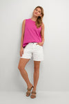 KAFFE - Zelina Shorts Chalk White