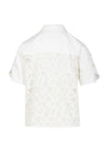 Coster Copenhagen - Lace Top with Utility Details White
