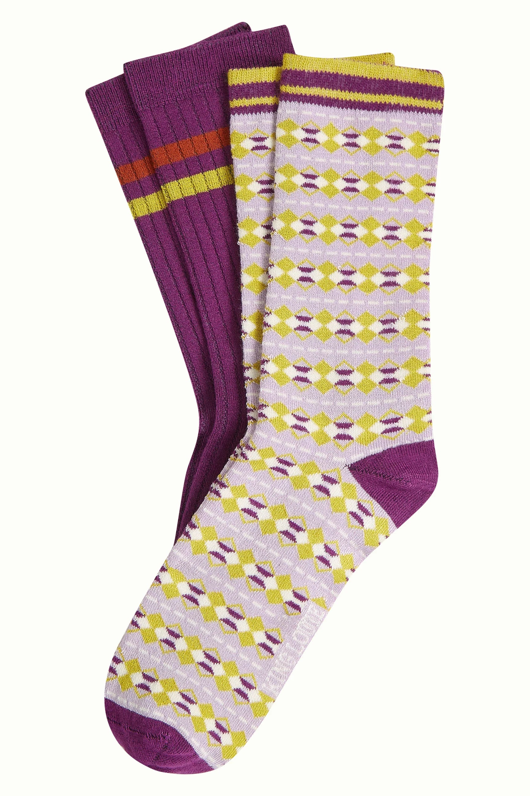 King Louie - 2 Pack Socks Frosty Caspia Purple