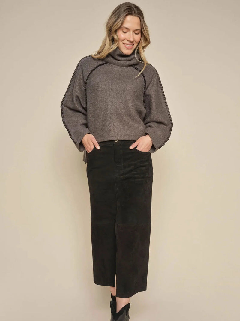 Mos Mosh - Caja O-LS Sweatshirt Sharkskin Grey
