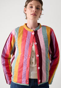 Lolly’s Laundry - Emilia Quilted Jacket Rainbow