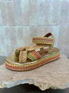 Fiorina - Jess Rainbow Multi Beige Woven Sandal