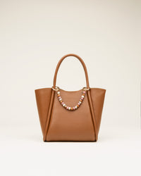 Gaimo - Pilares Leather Crossbody Tote Bag