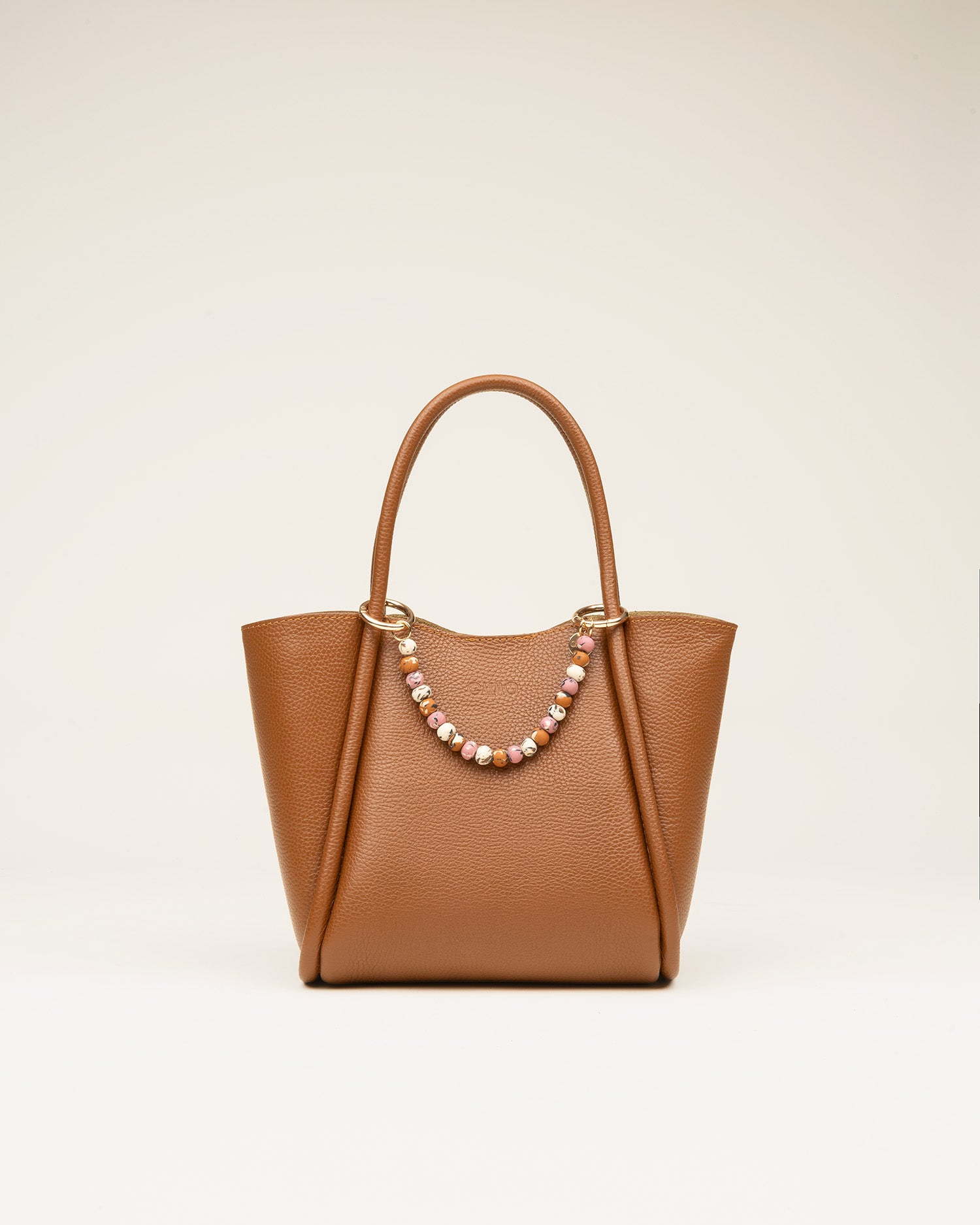 Gaimo - Pilares Leather Crossbody Tote Bag