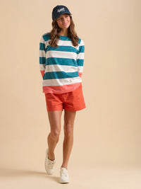 Brakeburn - Coastal T-Shirt Teal/Coral