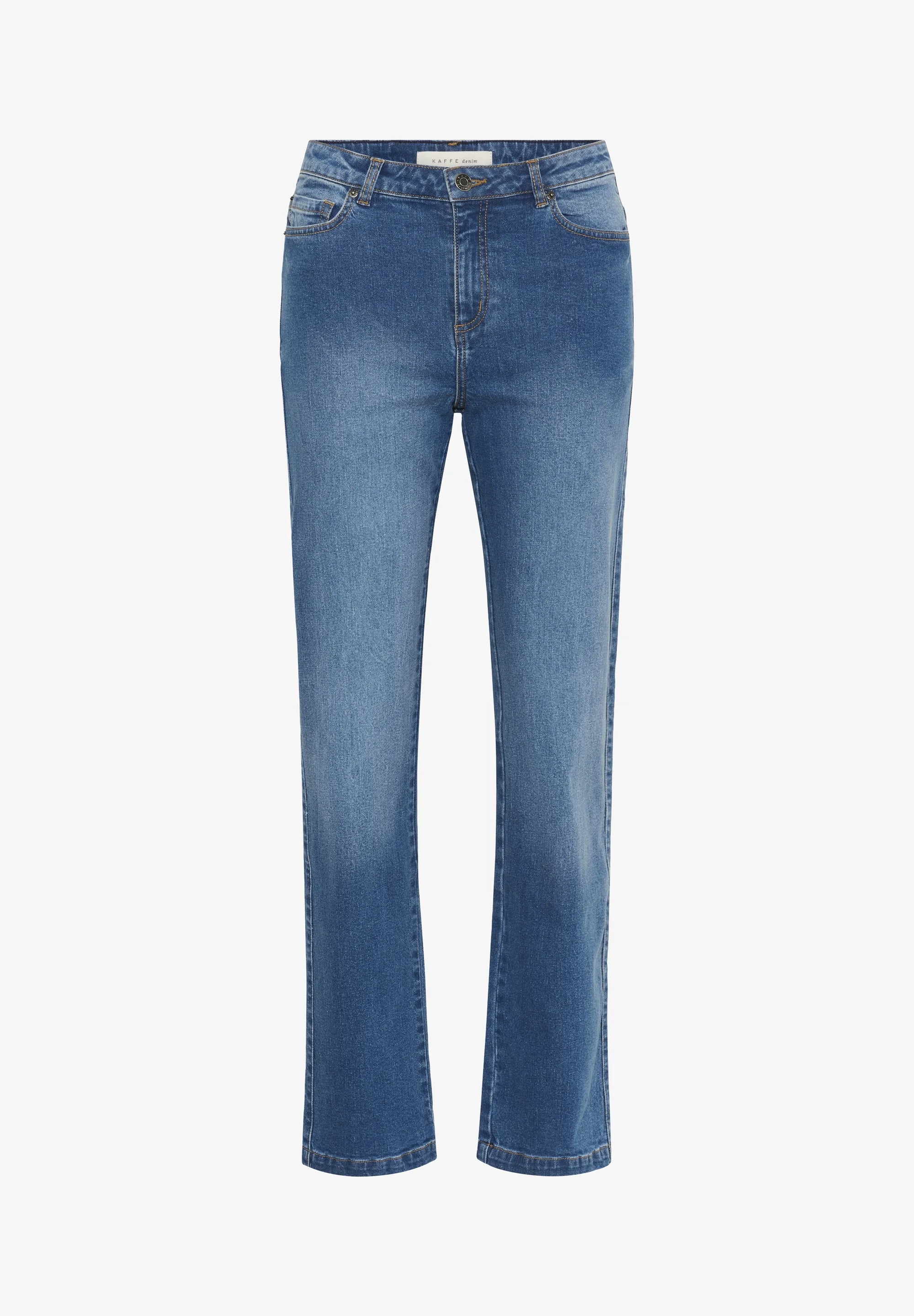 KAFFE - Maris Straight Leg Medium Blue Denim