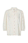 Lolly’s Laundry - Heidi 3/4 Sleeve Embroidered Shirt