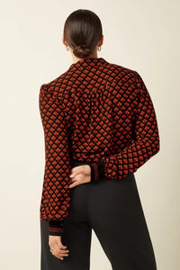 King Louie - Maisie Blouse Moire Black