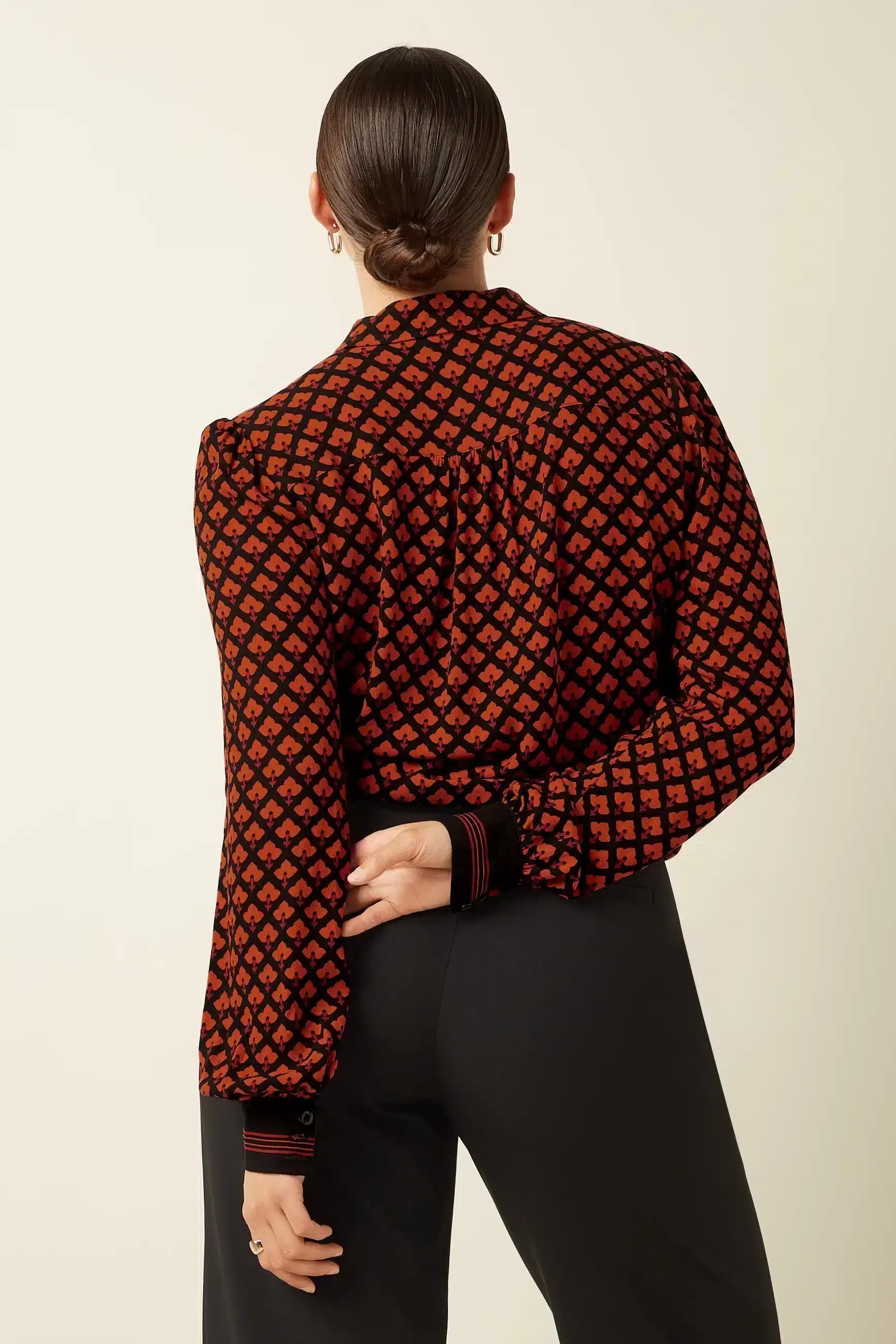 King Louie - Maisie Blouse Moire Black