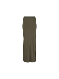 MOS MOSH - Bias Solida Long Skirt Dusty Olive