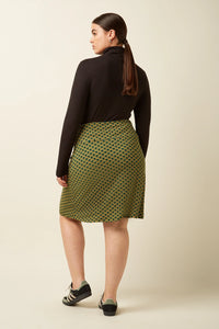 King Louie - Border Skirt Frio Spruced Green Print