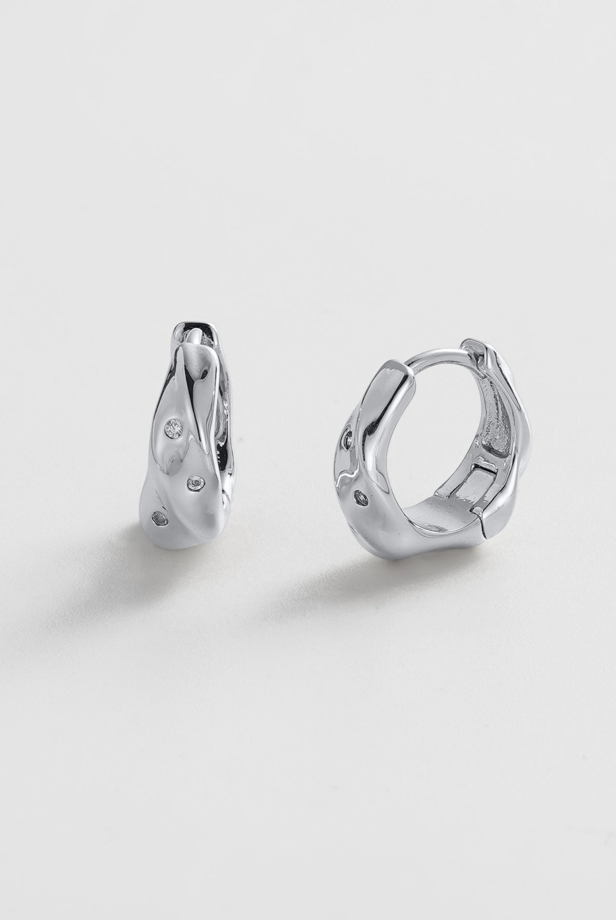 Zafino - June Hoop Silver