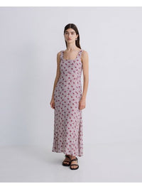 Yerse - Maxi Sleeveless Crepe Dress