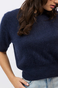 Mia Fratino - Birdie Brushed Tee Midnight