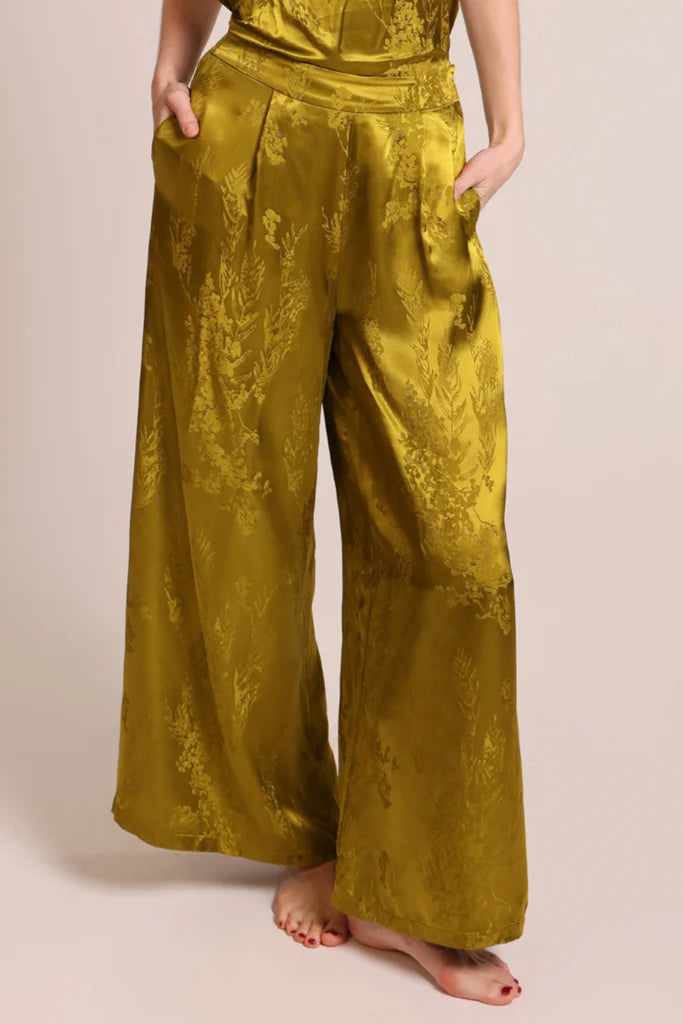 Traffic People - Evie Flared Trousers Olive