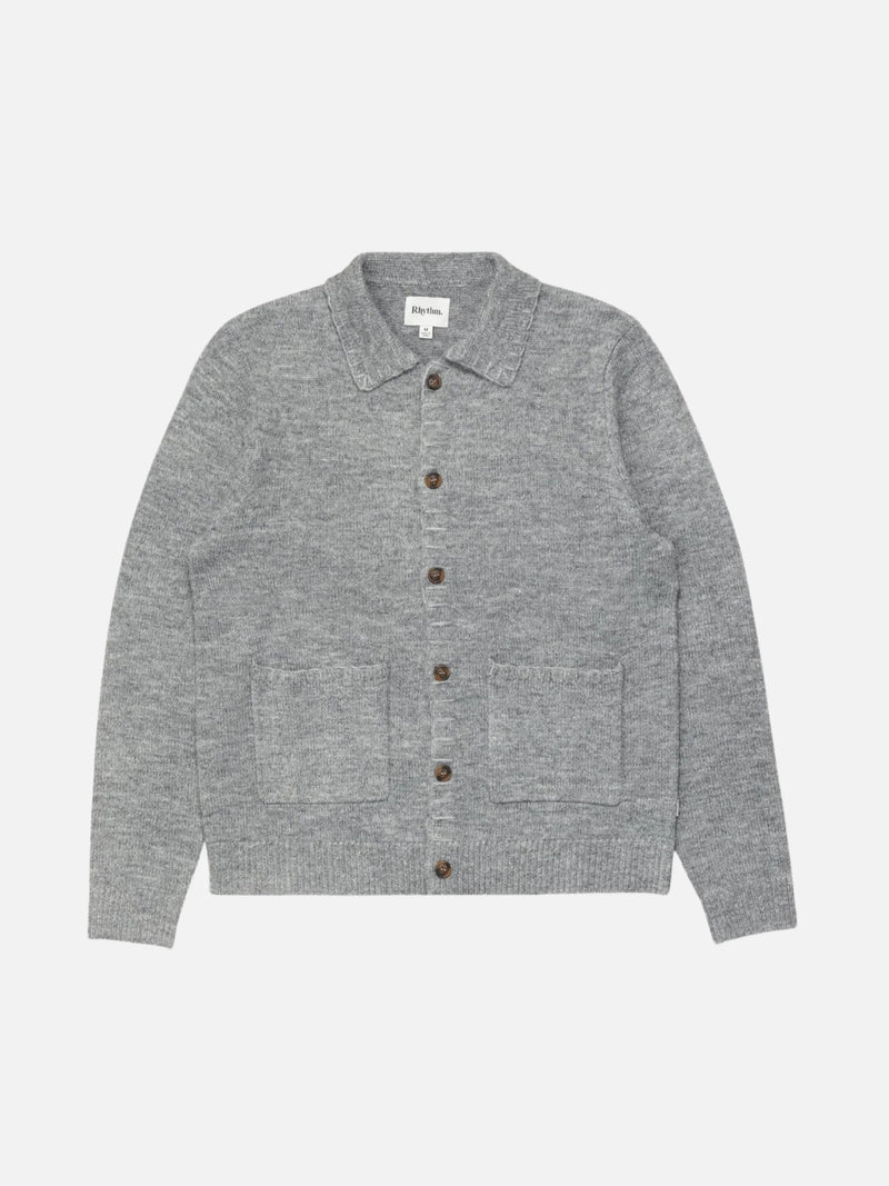 Rhythm - Mohair Whipstitch Knit Grey