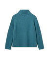 Mos Mosh - Thyra Highneck Knit Storm Blue