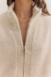 World of Nomads - Felix Zip Cardigan Oatmeal