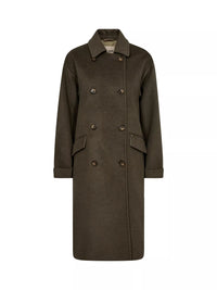 Mos Mosh - Venice Wool Coat Forest Night