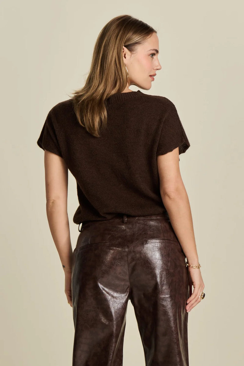 POM Amsterdam - Brown Knit Top/Vest