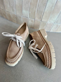 Gaimo - Candia Stone Suede Moccasin