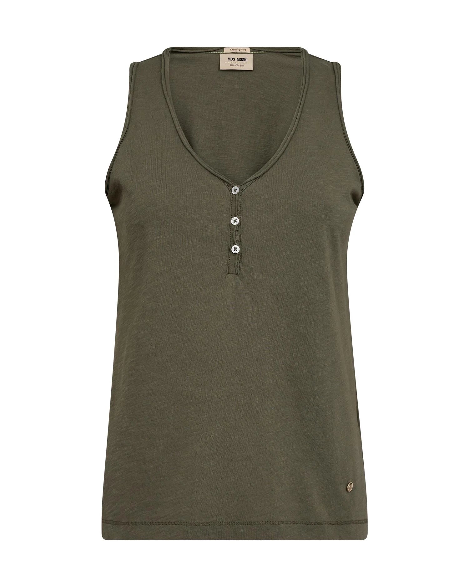 MOS MOSH - Astin Tank Top Dusty Olive