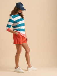 Brakeburn - Coastal T-Shirt Teal/Coral