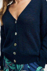 POM Amsterdam - Deep Dark Blue Cardigan