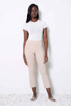 UP! Pants - Panama Crop Pant Textured Beige