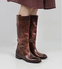 Sempre Di - Evie Knee High Boot Cuoio Brown