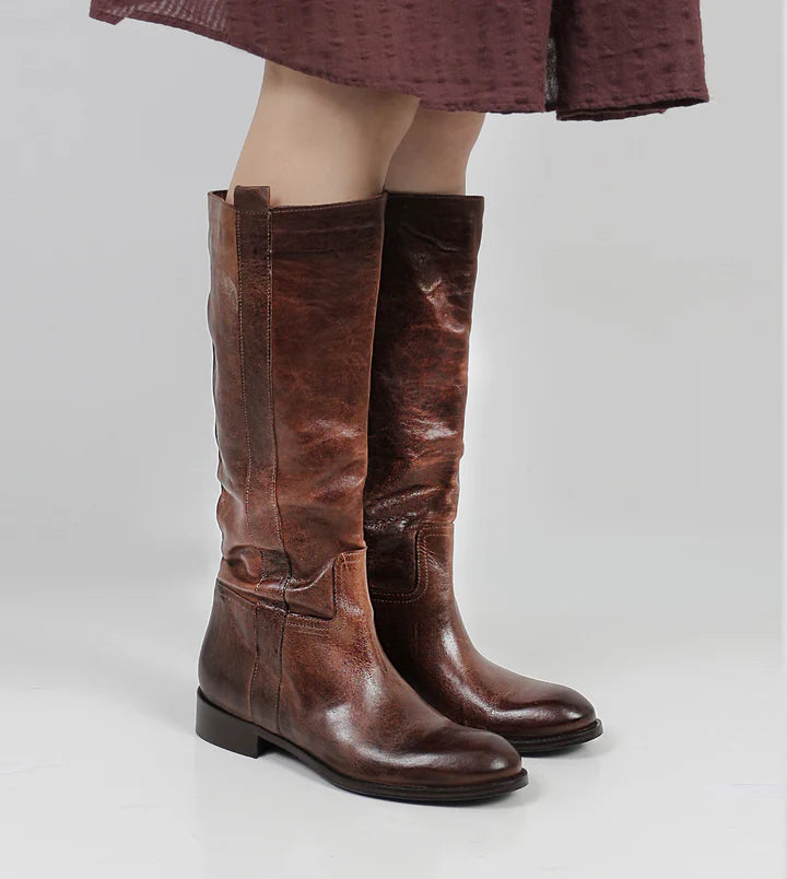 Sempre Di - Evie Knee High Boot Cuoio Brown