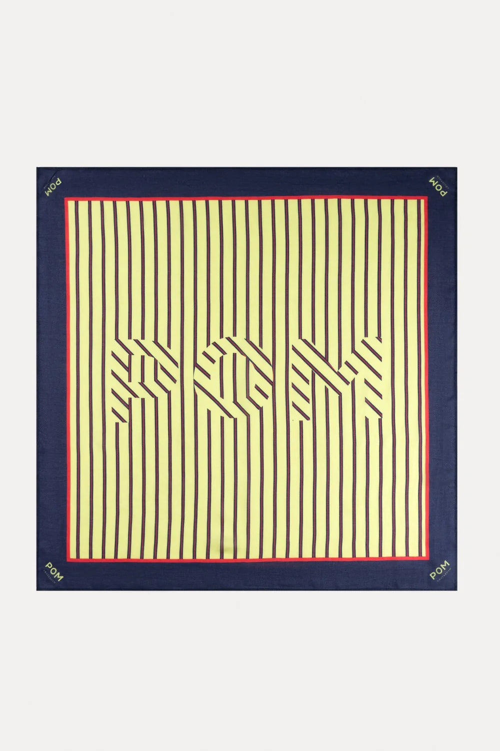 POM Amsterdam - POM Stripes Cream Shawl