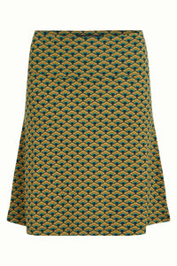 King Louie - Border Skirt Frio Spruced Green Print