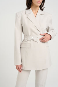Gestuz - Dagny Blazer White Onyx Melange