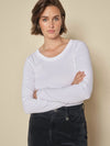 Mos Mosh - Nicole O-LS Tee White