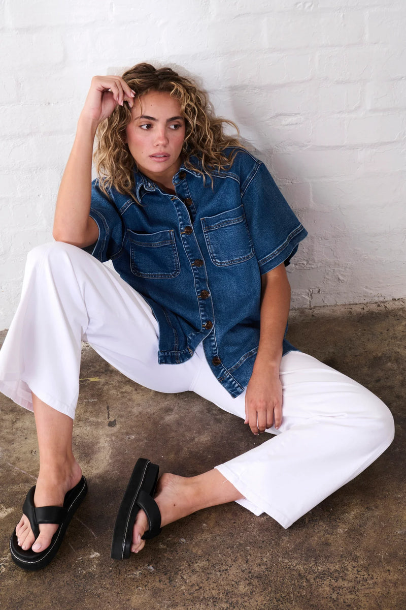 Kireina - Zoe Denim Shirt Dakota Wash