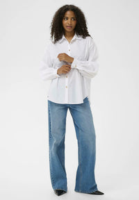 KAFFE - Noella Shirt White