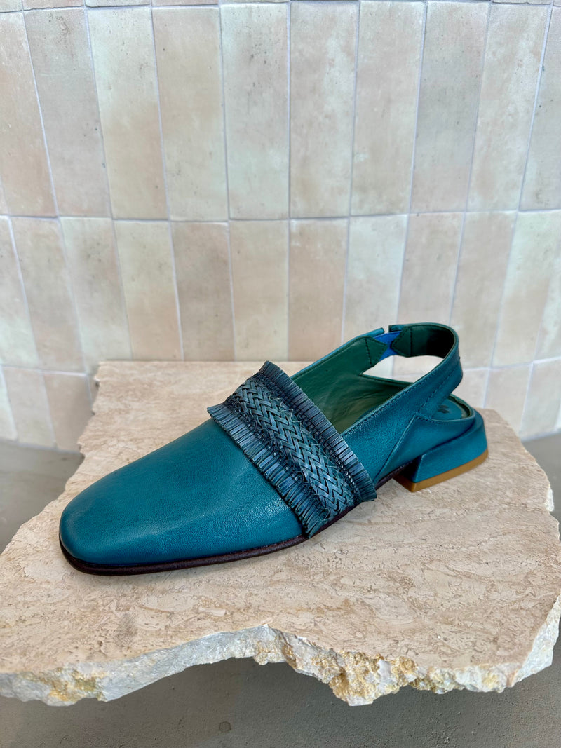 FELMINI - D779 Petrol Blue Mule