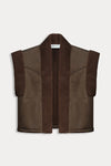 POM Amsterdam - Lammy Brown Gilet