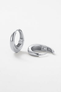 Zafino Cleo Hoop Medium Silver