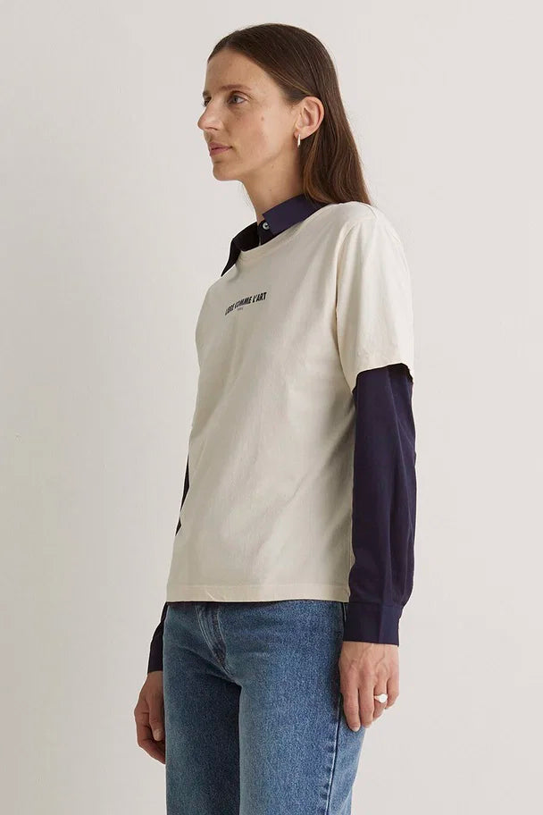 Yerse - T-Shirt Round Neck Printed Libre