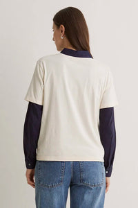 Yerse - T-Shirt Round Neck Printed Libre