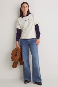 Yerse - T-Shirt Round Neck Printed Libre