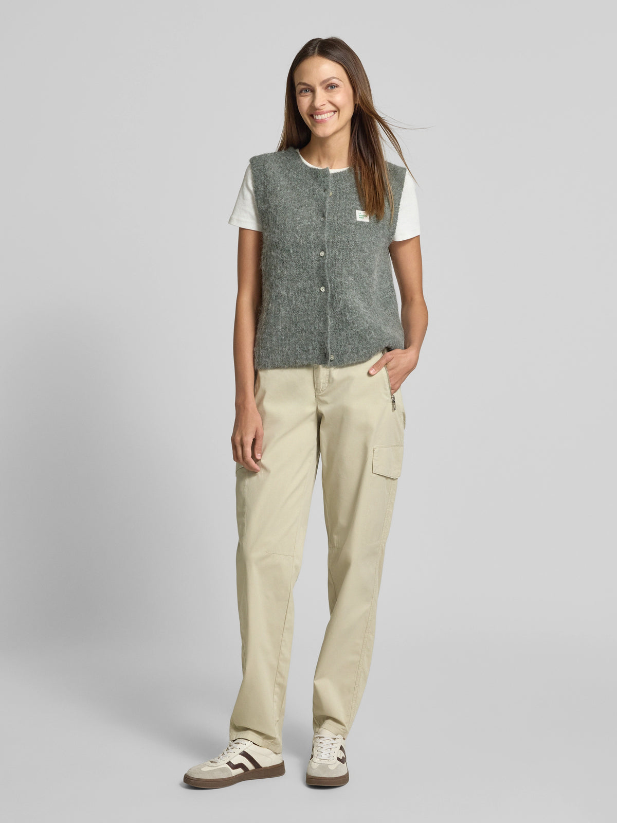 Mosh Mosh - Holt Cargo Pant Moss Grey